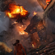 Illustration for article titled Astounding Concept Art of Cities Being Demolished